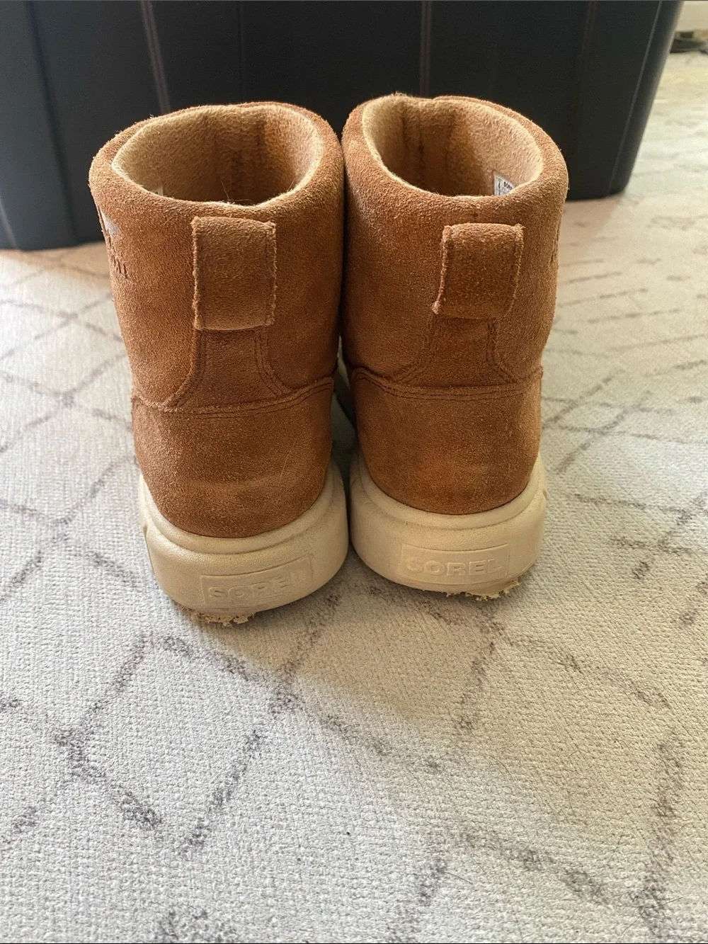Sorel Kids Brown Suede Waterproof Ankle Boots